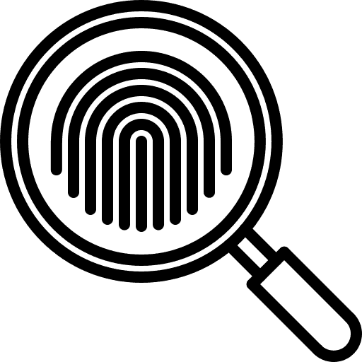 we protect - fingerprint icon