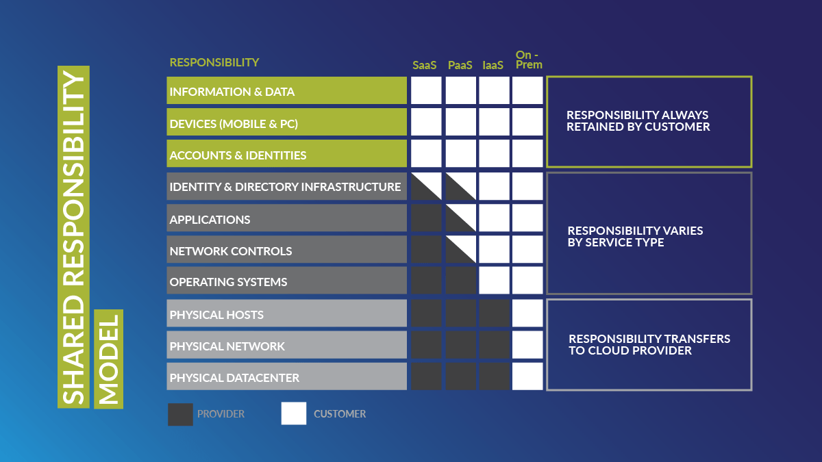 Shared Responsibility Model and cloud security