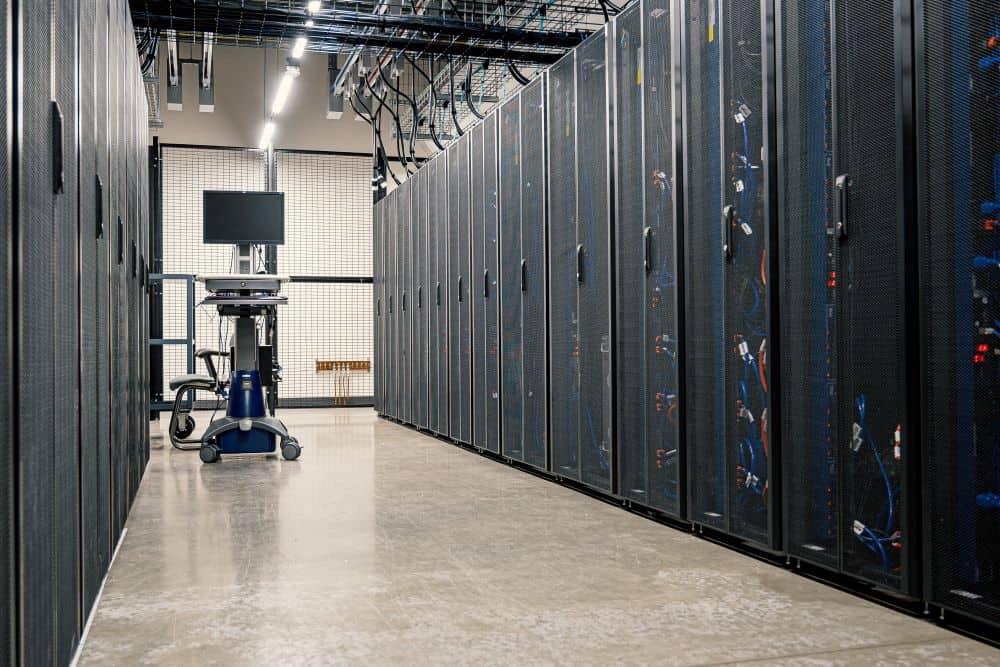 Server Room with Server Cabinets