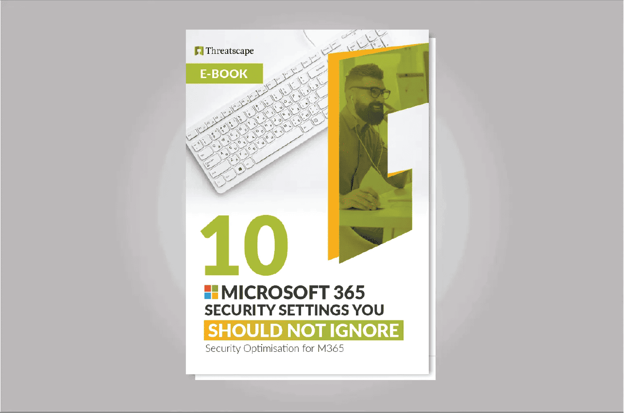 10 Microsoft 365 Security Settings eBook cover