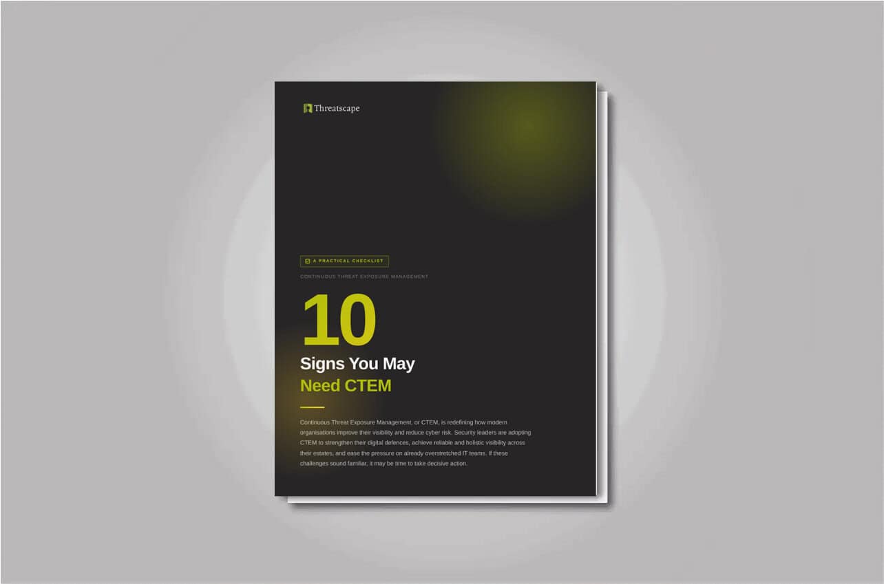 CTEM Checklist Resource Cover