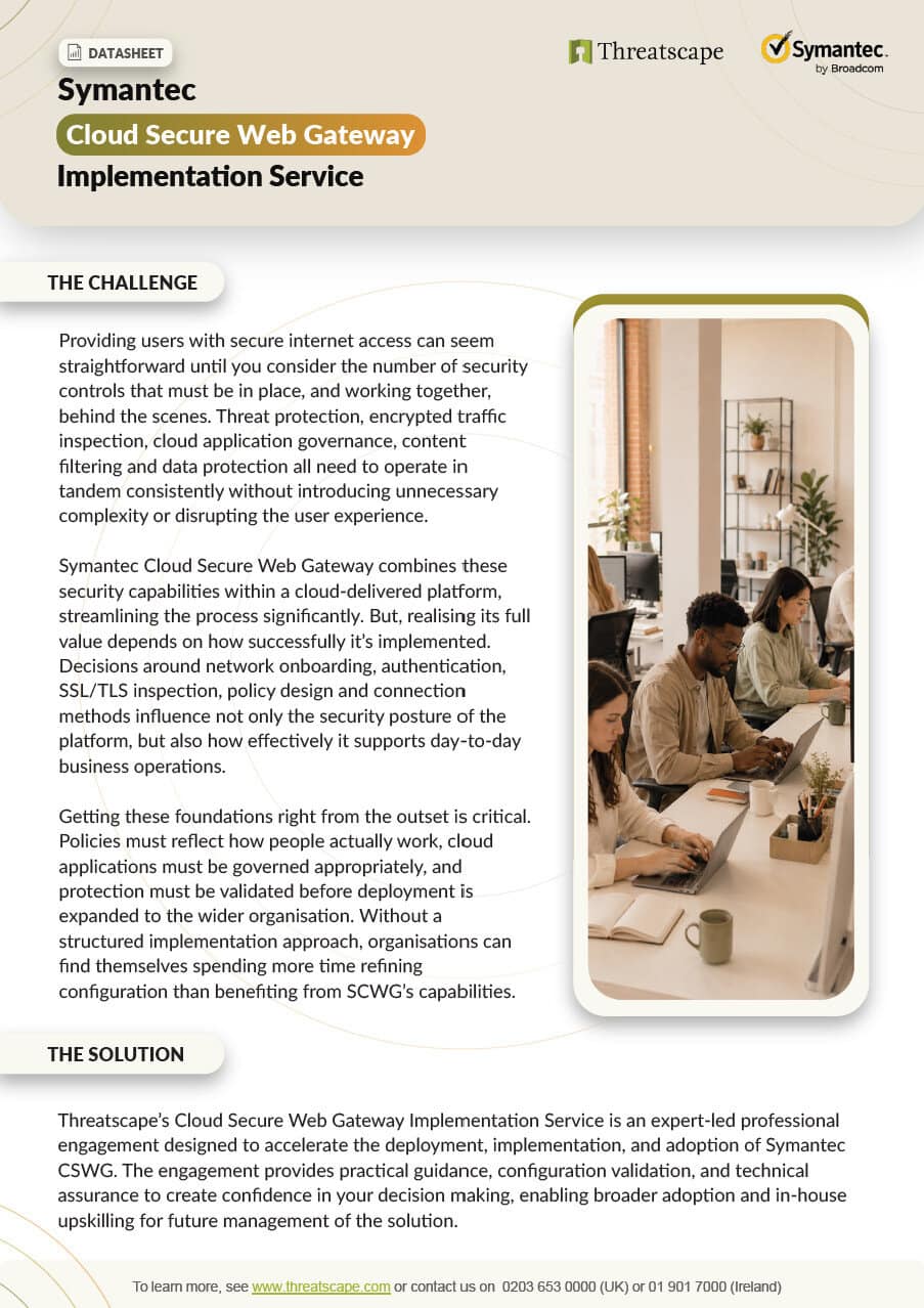 CSWG Implementation Service Cover